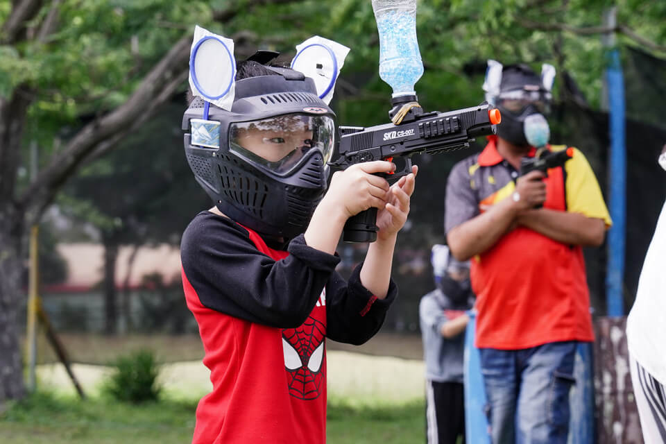 孩童最喜愛的水彈槍射擊-熊麻吉水彈槍親子活動團隊