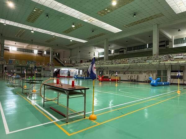 競賽前完成八組競賽設備準備及場地佈置
