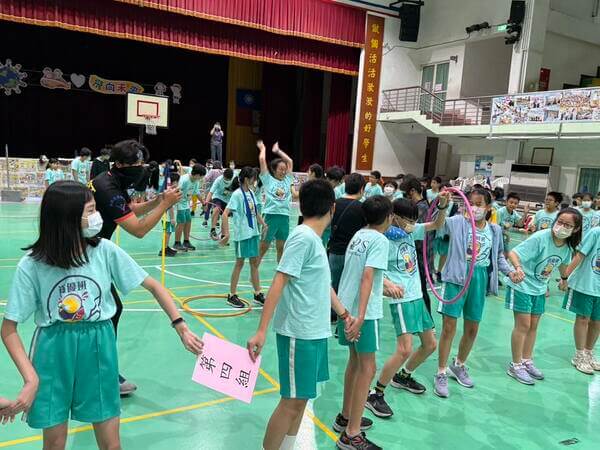 穿越時空團康遊戲（從活動中考驗個人身體協調與團隊合作精神）