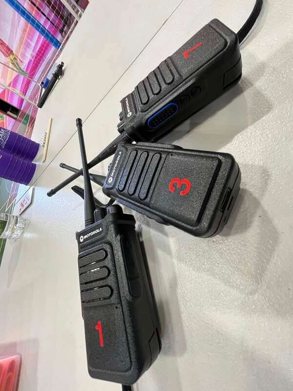 我們連對講機都能免費提供（亦可做為工作人員溝通）