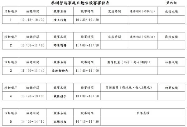 領隊熊教練設計做為各組裁判人員登記成績 領隊熊教練設計做為各組裁判人員登記成績