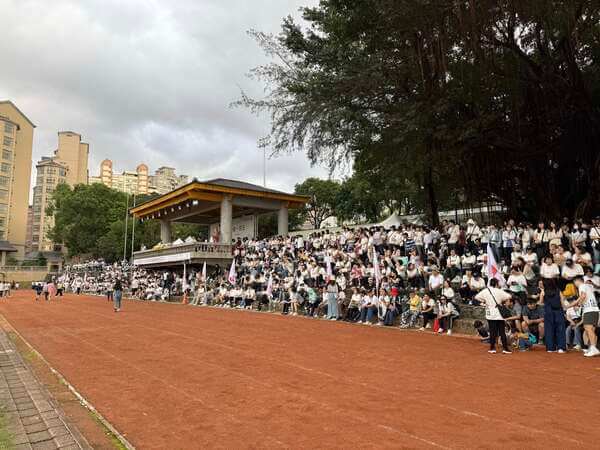 馬偕醫院企業運動會：大隊接力盛況