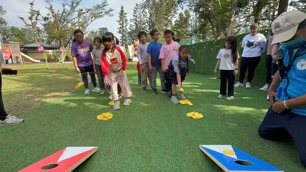 投擲高手團康活動（南勝企業家庭日活動）