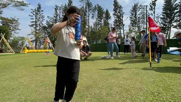 罐罐相連趣味競賽（南聖企業家庭日活動）個人接力賽