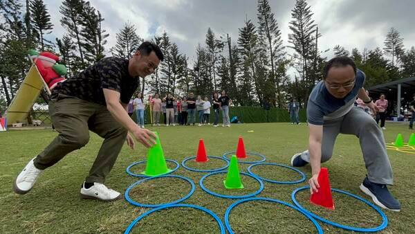 來去之間趣味競賽：由客戶指定這項活動（南勝企業家庭日活動）