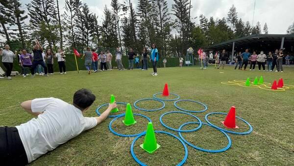 即使跌倒也要全力以赴這就是榮譽與精神（南勝企業家庭日活動）