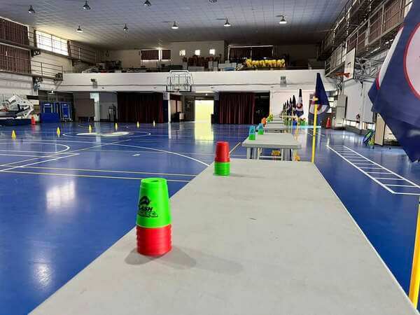 我們的專業連競賽場地佈置後都敢公開呈現：室內體育場