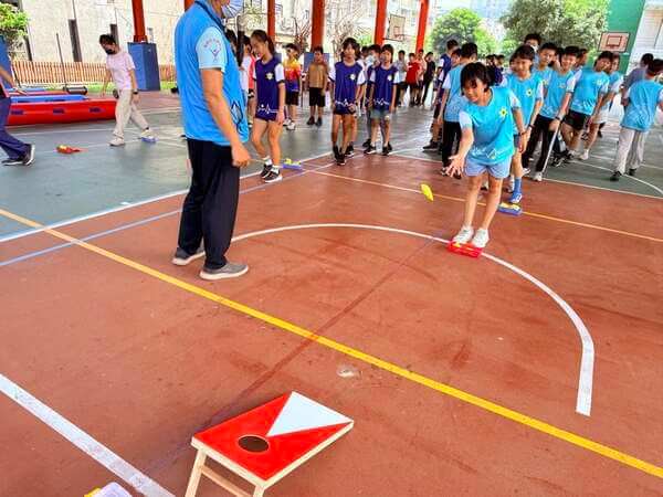 投擲高手團康遊戲：大華國小畢業班聯歡活動
