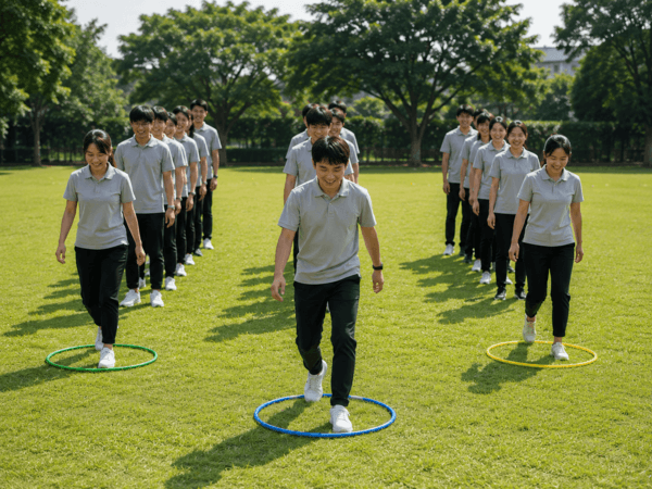老少咸宜之活動：蝸牛走路趣味競賽