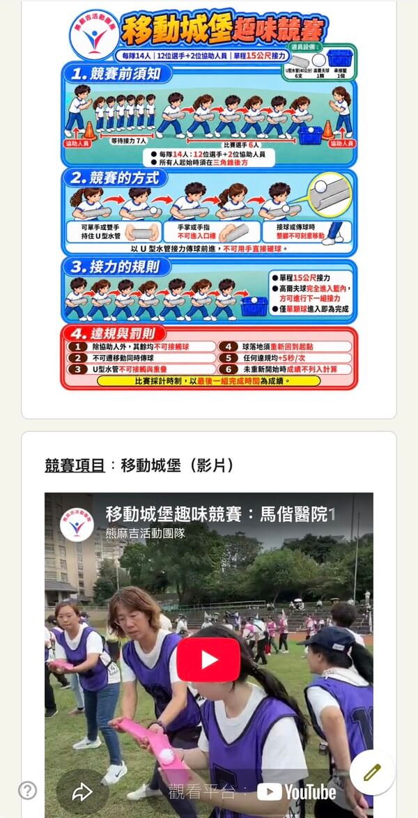 活動帶領專業與否，不是靠文字！取決事前提供完整規劃與資訊